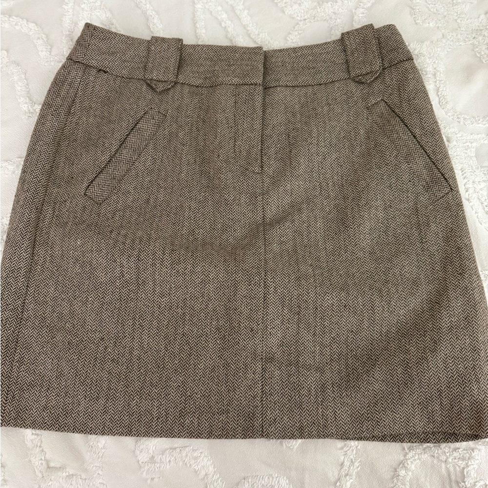 Fenn Wright Manson Brown Mini Skirt